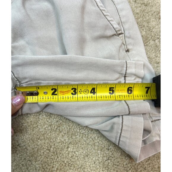Pilcro & The Letterpress Women's Hyphen Beige Khaki Casual Shorts Size 25 - Picture 15 of 15